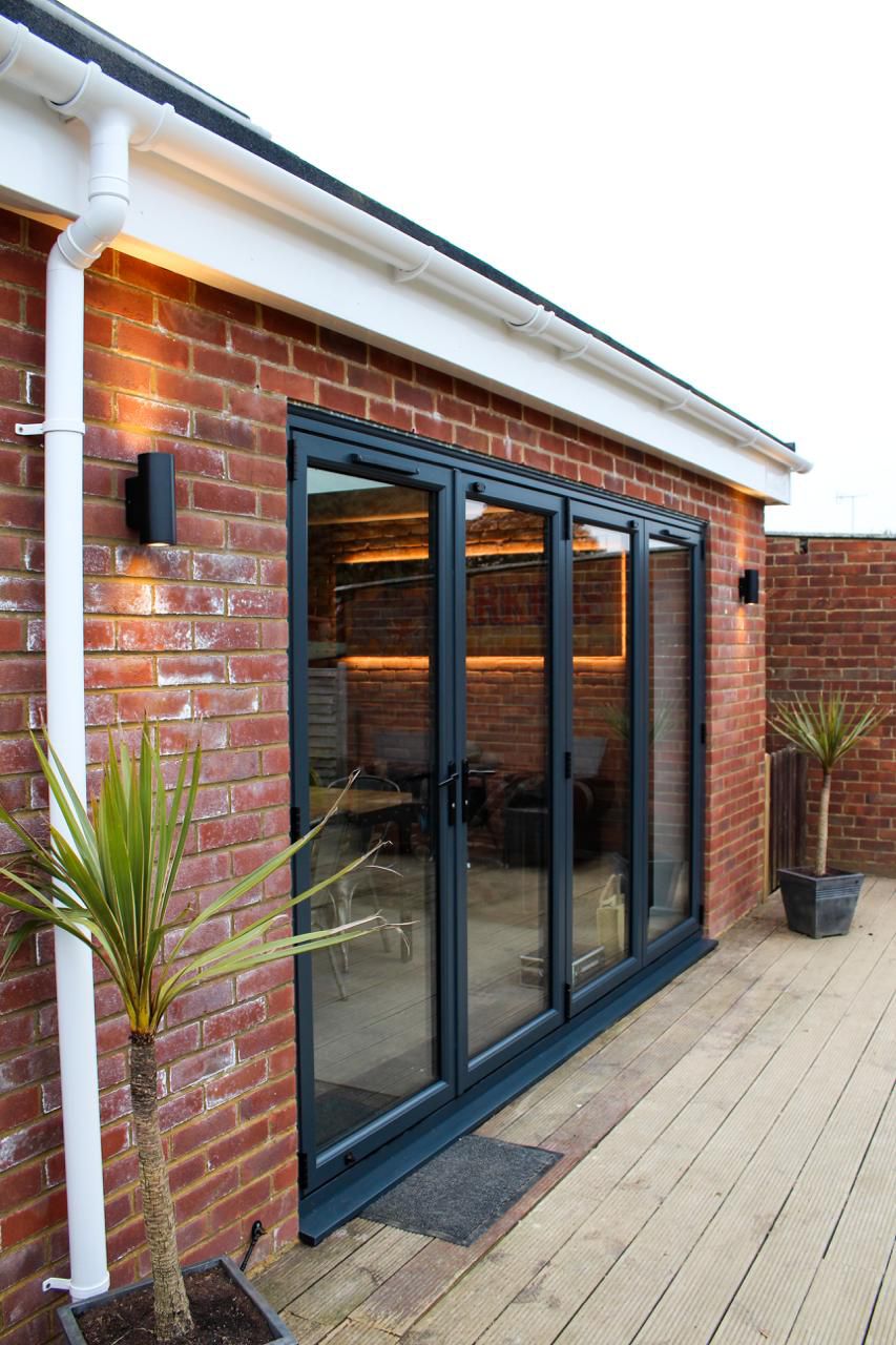 Bi-fold door rear extension in Lancing, West Sussex