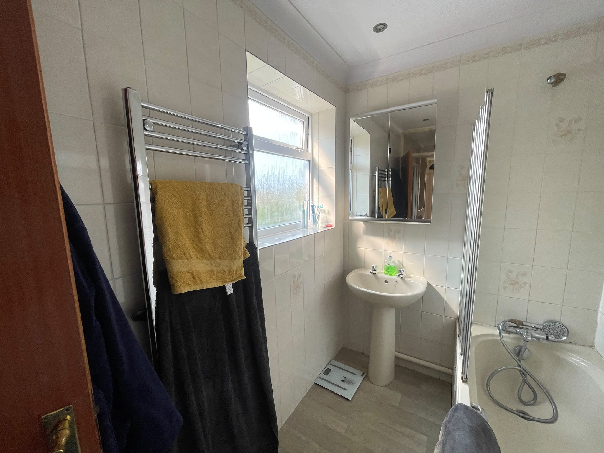 Before: bath and basin