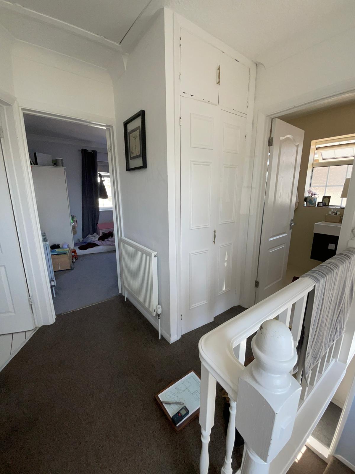 Before: the landing