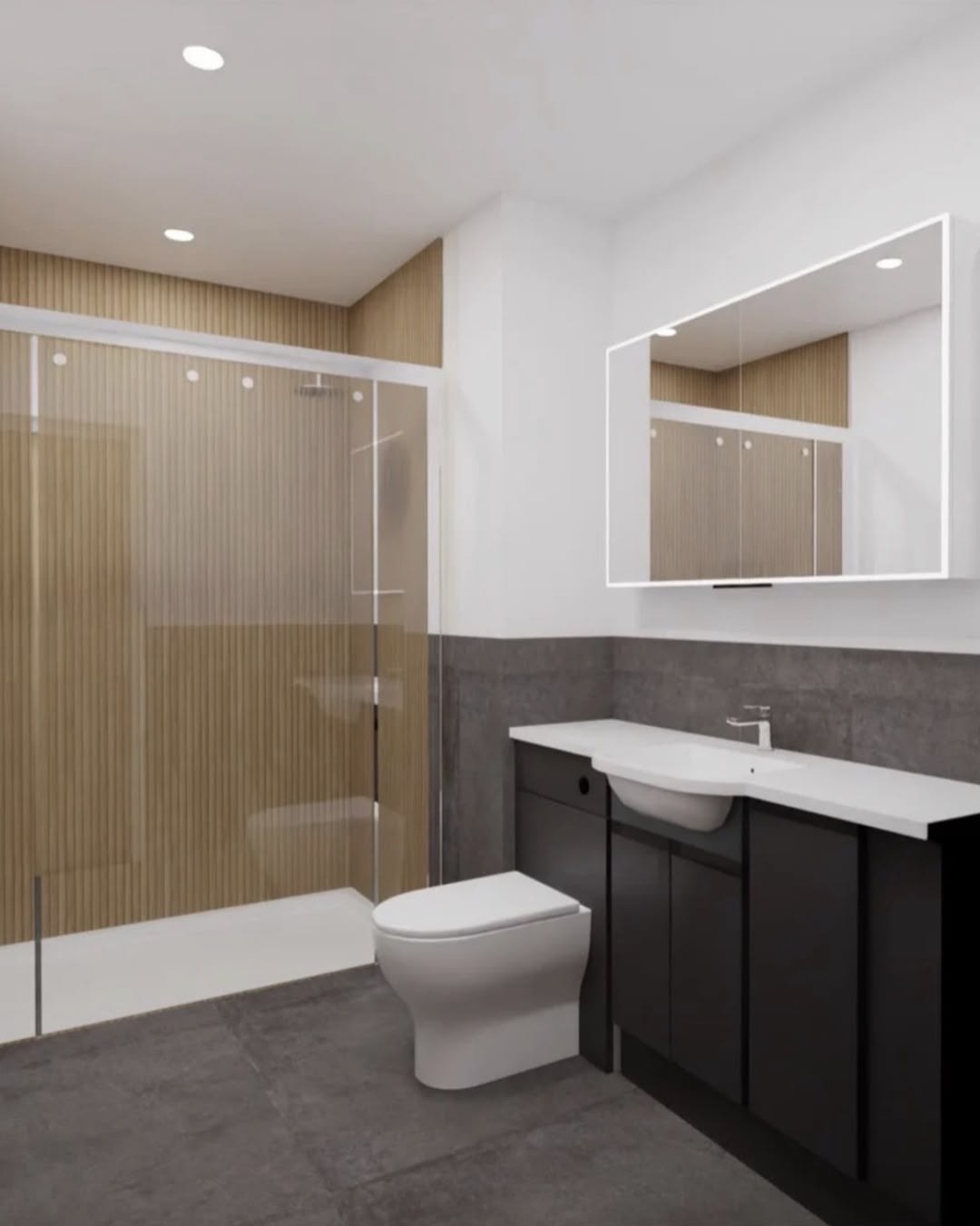 3D render of the second en-suite